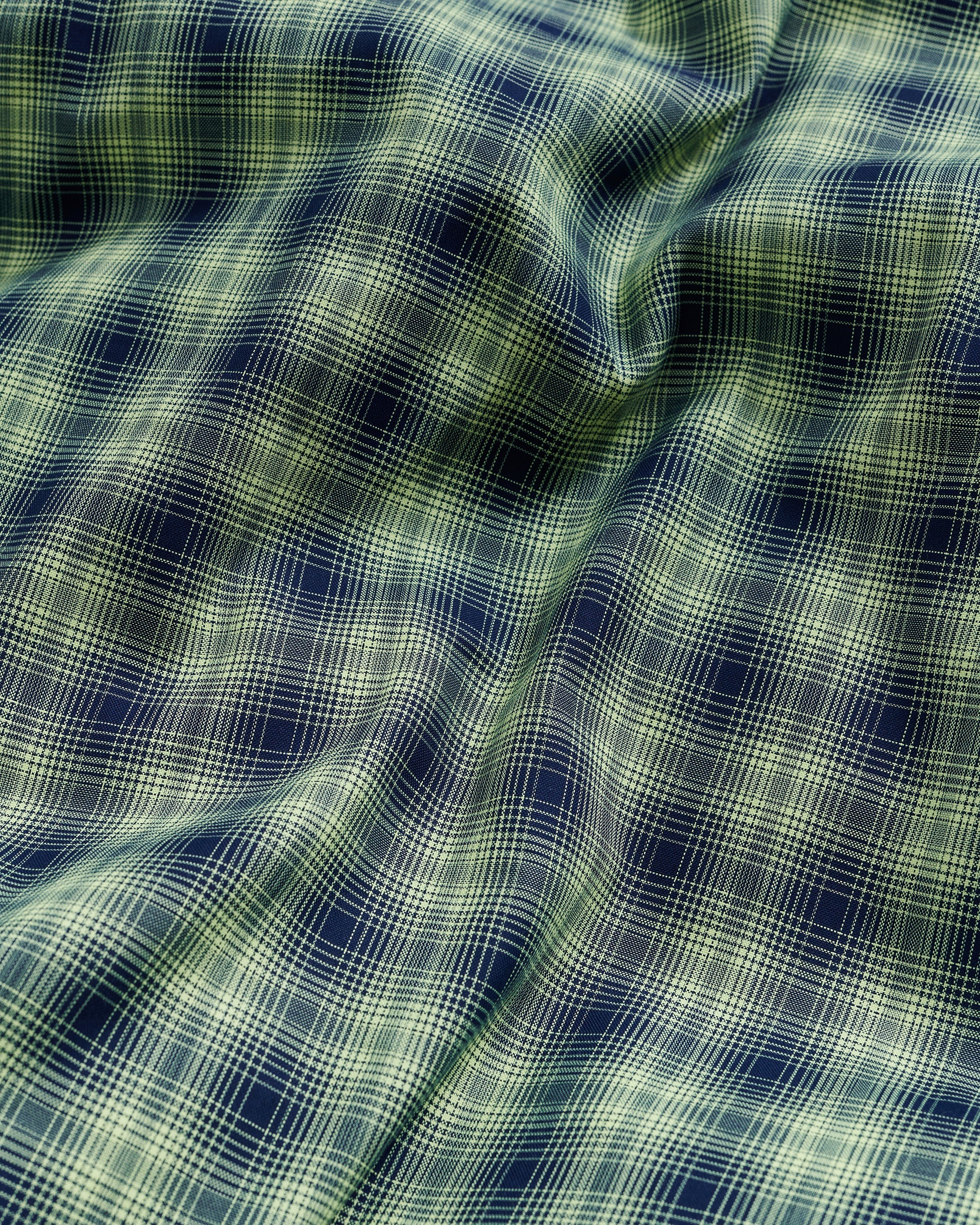 Rodeo duvet cover | Neon yellow check Oxford